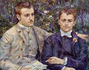 Pierre-Auguste Renoir Portrait of Charles and Georges Durand Ruel, oil painting